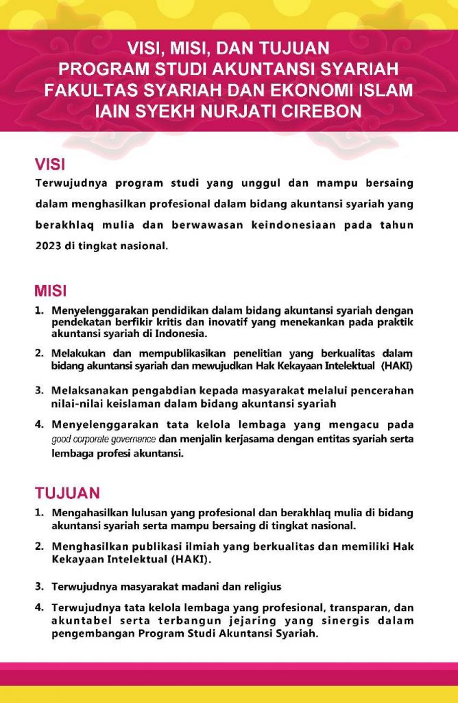 Visi Misi dan Tujuan