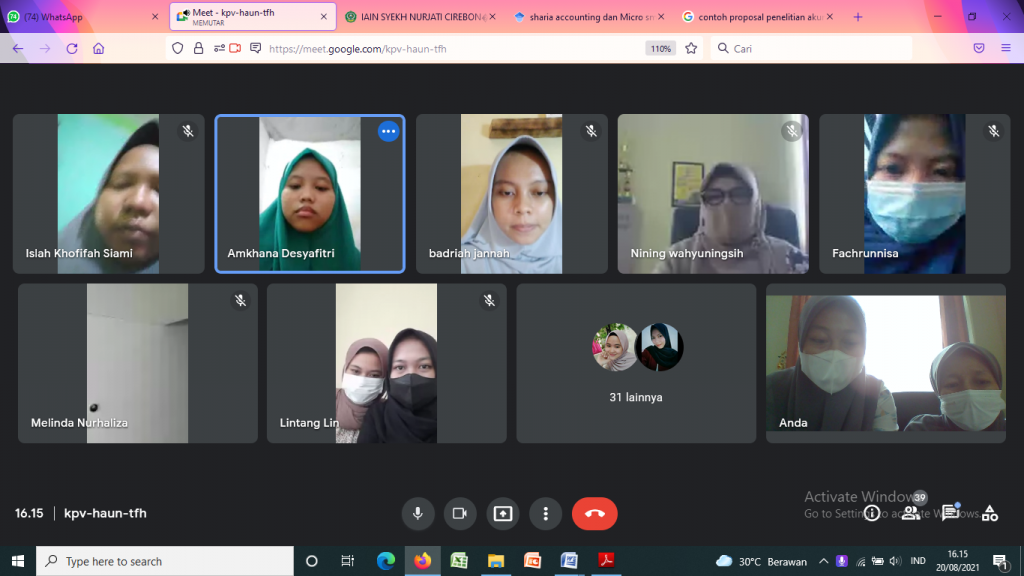 Pembekalan Pembuatan Proposal Tahun 2021