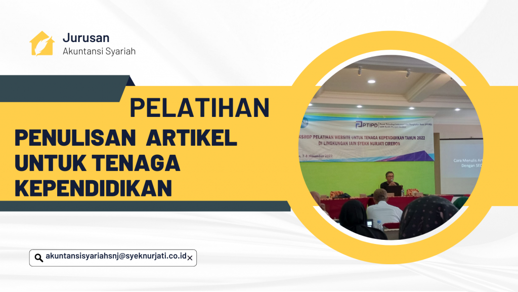 Pelatihan Penulisan Artikel Untuk Tendik