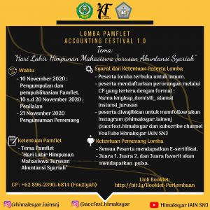 Lomba Pamflet Accounting Festival 1.0