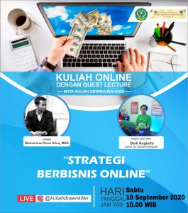Kuliah Online Bersama Mentor Toko Pedia...