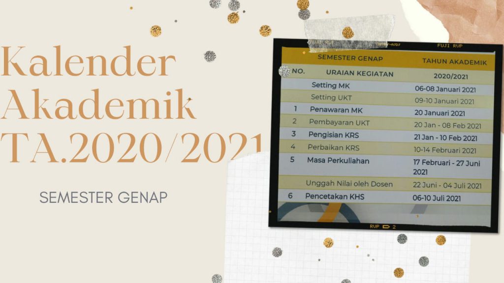 Kalender Akademik Semester Genap TA. 2020/2021