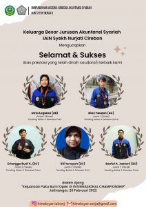 SELAMAT ATAS PRESTASI MU DAN TERUS BERKARYA