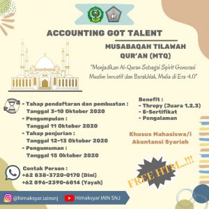 Musabaqah Tilawatil Quran (MTQ) COMPETITION