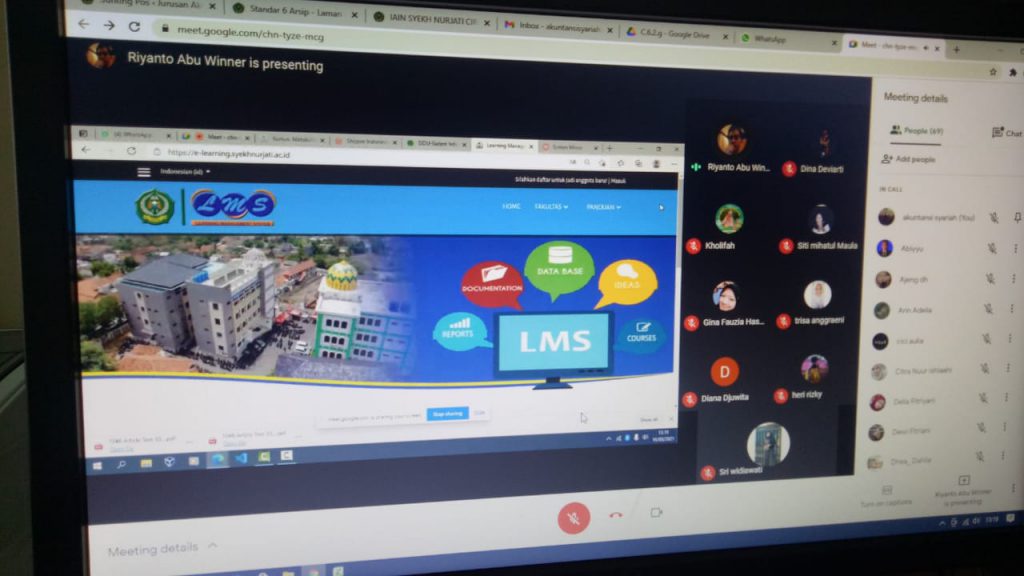 Pelatihan Penggunaan Learning Manajemen System (LMS) Bagi Mahasiswa