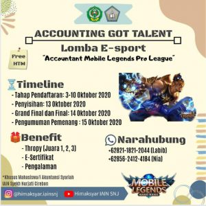 Accountant Mobile Legends Pro League Competition